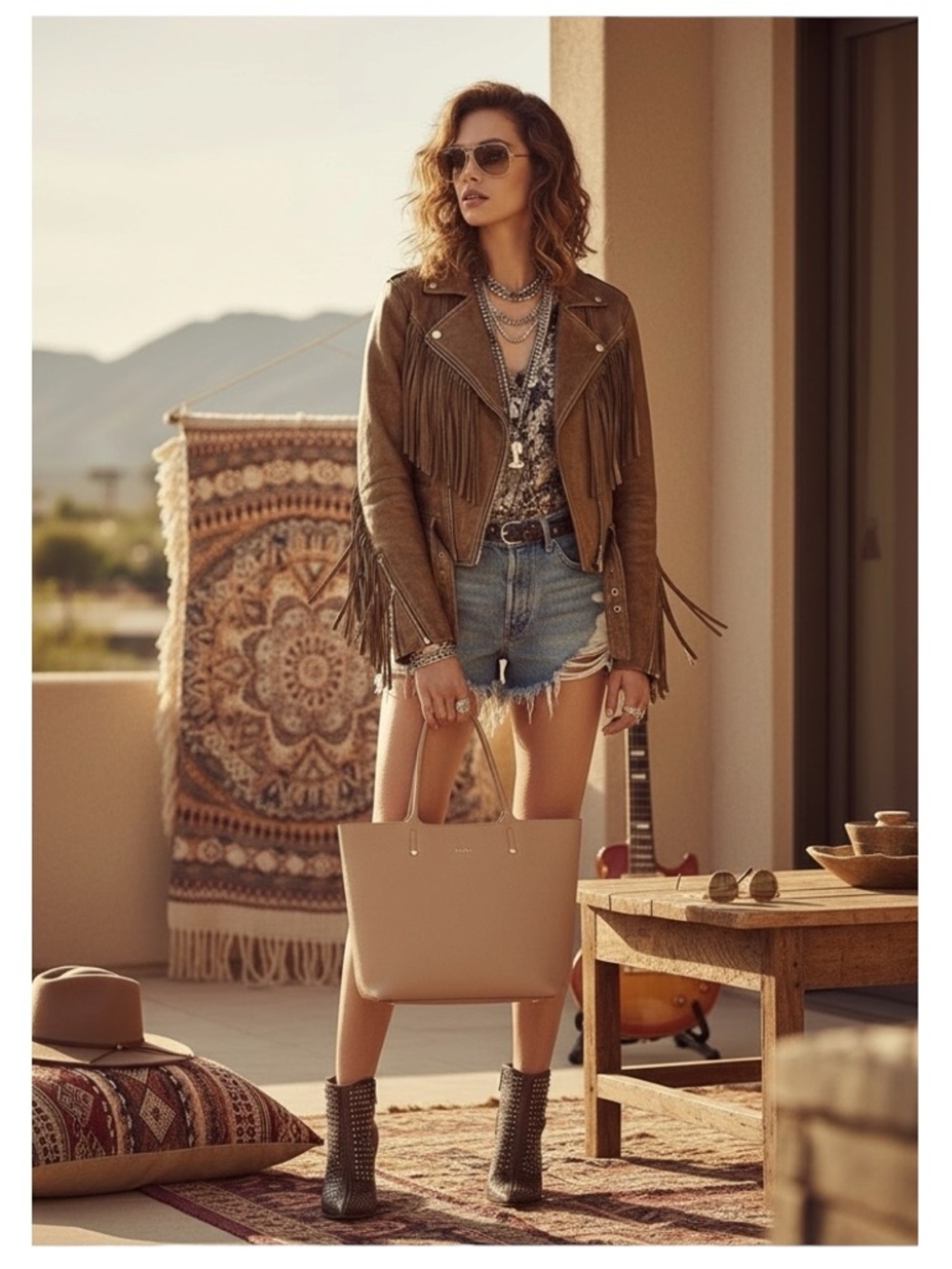 Furla ✵ Alissa Luxe Saffiano Leather Double Top Handle Tote Handbag Bag ✵ Taupe